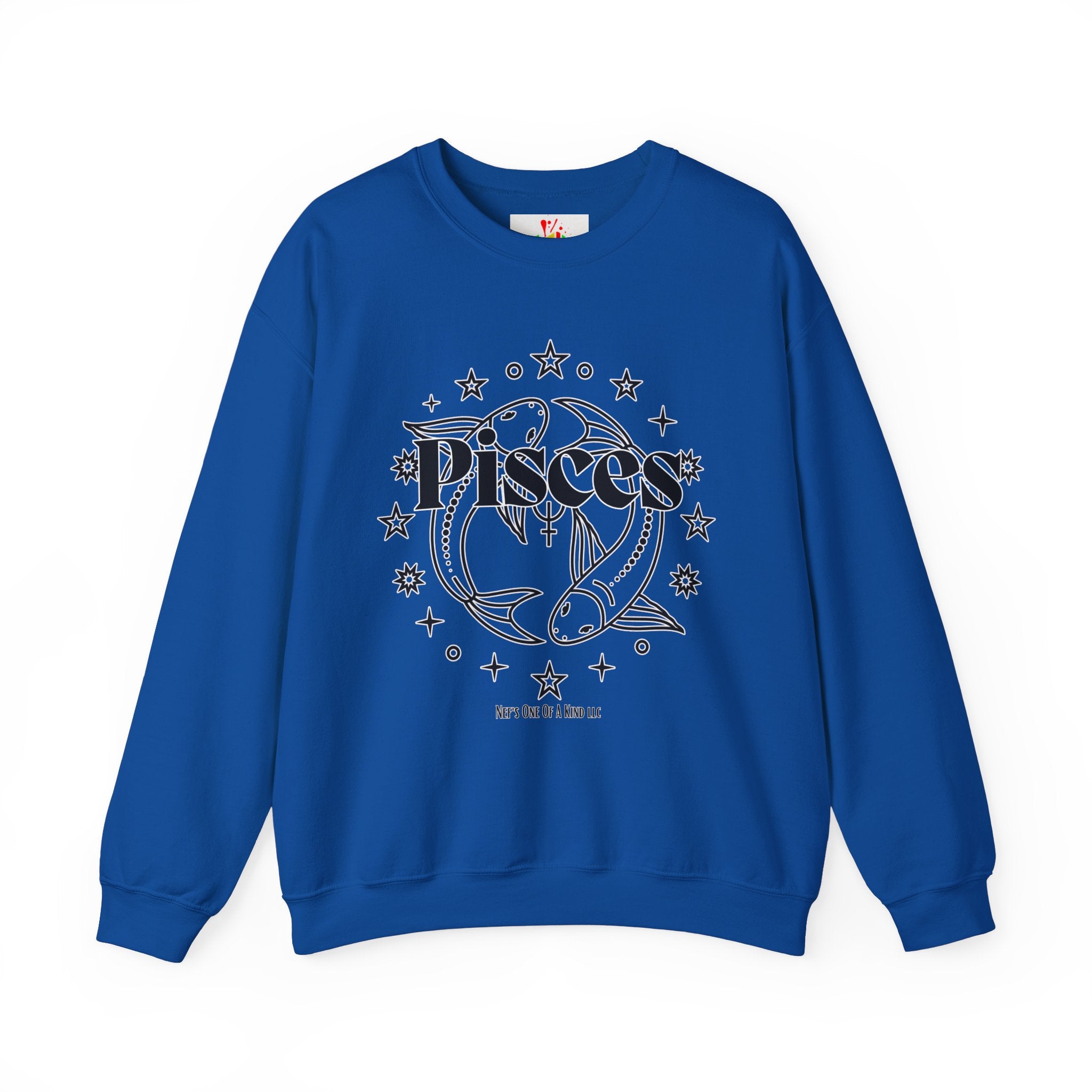 Pisces Unisex Casual Crewneck Sweatshirt